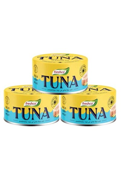 Freshco Light Solid Tuna in Sunflower Oil – 3 × 90 g