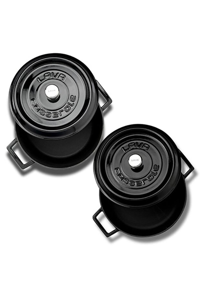 Lava Cast Iron Multi-Purpose Yayvan Pot. Trendy Series - Cast Iron Round Pot. Diameter (Ø) 32cm