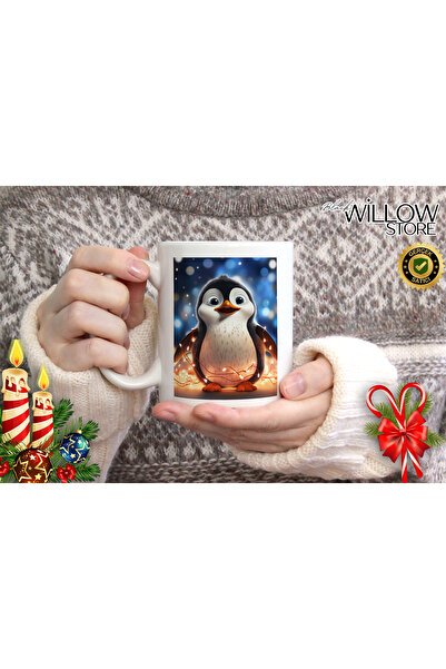 WİLLOW STORE Merry Christmas, Christmas Themed Porcelain Mug, New Year, Merry...