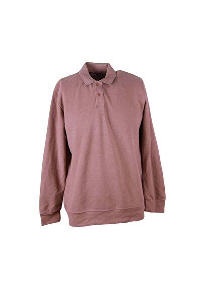 trender Polo Neck Thessaloniki Beige Men's Sweatshirt 5052