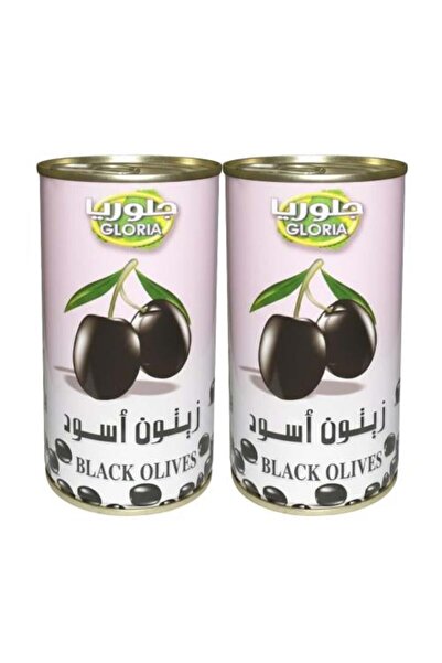 Gloria Whole Black Olives – 2 × 400 g