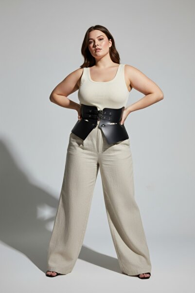 Angels Passion Battal Size Black Women's Belt