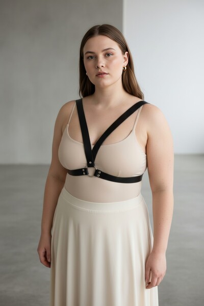 Angels Passion Plus Size Black Women's Belt