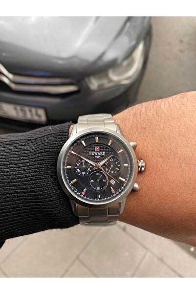 Reward MAT GRİ VİP İÇİ SİYAH FONKSİYONLU ERKEK KOL SAATİ