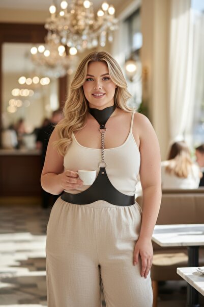 Angels Passion Plus Size Black Women's Belt