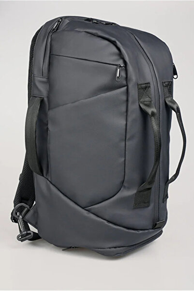 ÇÇS Black Versatile Functional Unisex Backpack and Travel Bag