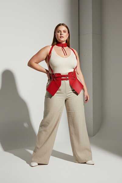 Angels Passion Plus Size Red Women's Belt