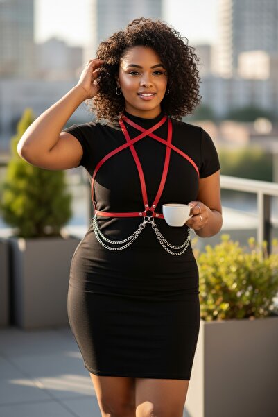 Angels Passion Plus Size Red Women's Belt