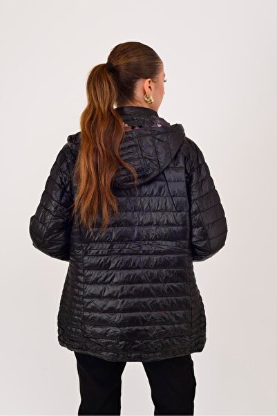 Park Moda 8960 Astari Flower Patterned Quilted Coat