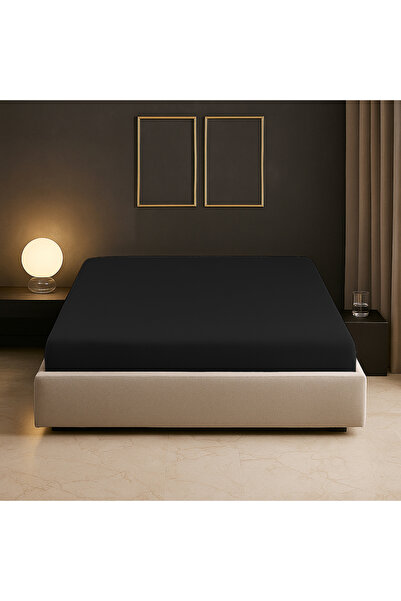 Sabia 100% Cotton 62 Thread Count 140X200 cm +37 cm Height Suitable Double Size Fitted Sheet