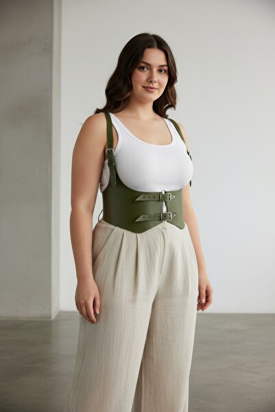 Angels Passion Plus Size Khaki Women's Belt