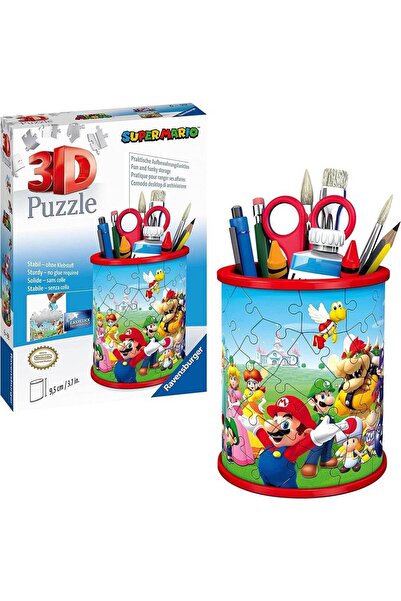 RAVENSBURGER 3D Puzzle Super Mario Pen Holder - 54 pieces