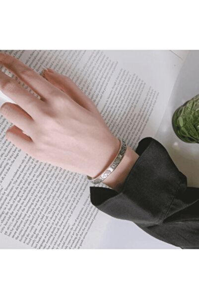 CRM Retro Moon & Star Bracelet, CRM, Semi-Adjustable, Open, Silver