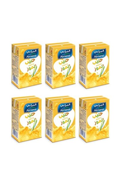 almarai Banana Flavored Milk - 6 × 150 ml