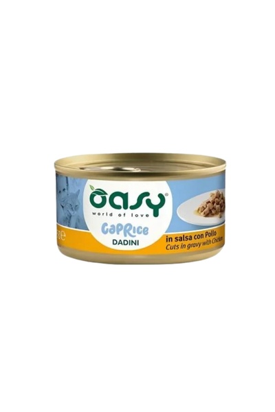 OASY أوسي طعام رطب للقطط البالغة بالدجاج في الصلصة 85g