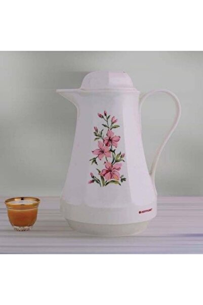 ROTPUNKT Al Saif German Thermos Red Dot Original 1L - Rose Pattern