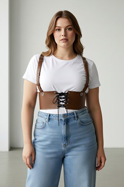 Angels Passion Plus Size Tan Women's Belt