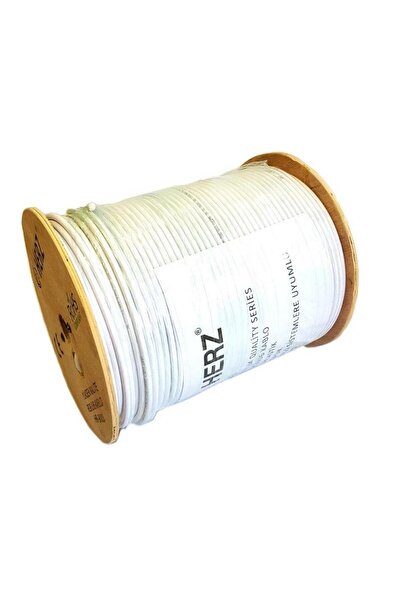 TAYFUN Herz Rg6-U6 Satellite Antenna Cable-300 Meters White