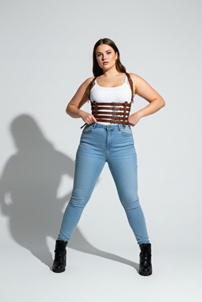 Angels Passion Battal Size Tan Women's Belt