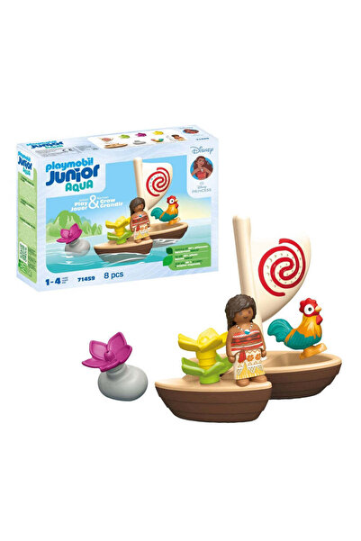 Playmobil Junior Disney - Barca cu pânze a Moanei