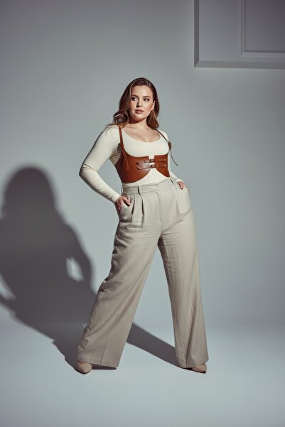 Angels Passion Plus Size Tan Women's Belt