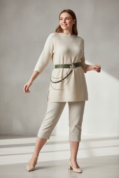 Angels Passion Large Size Khaki Women's Belt