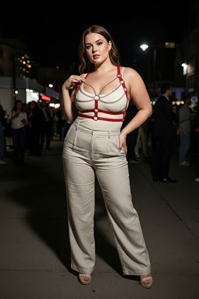 Angels Passion Plus Size Red Women's Belt