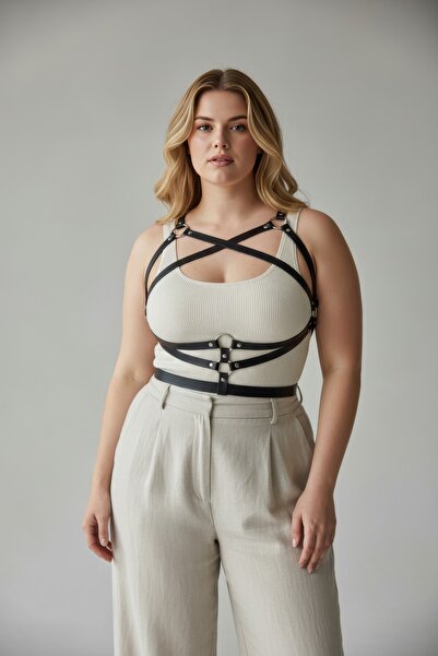 Angels Passion Plus Size Black Women's Belt