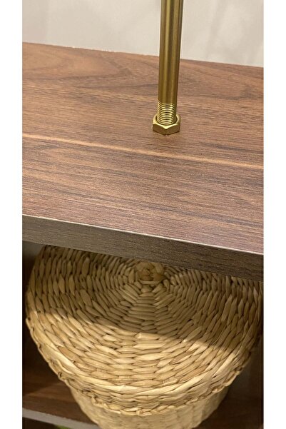 Turkish Home Wooden floor lamp with cube design - 150 cm