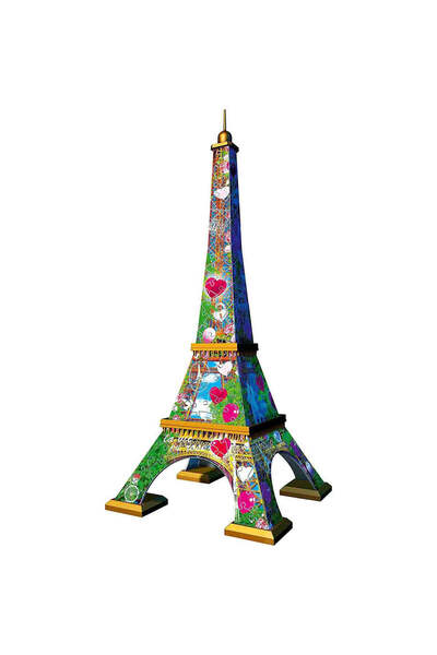 RAVENSBURGER Puzzle 3D Turnul Eiffel cu inimioare, 216 piese