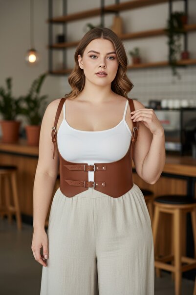 Angels Passion Plus Size Tan Women's Belt
