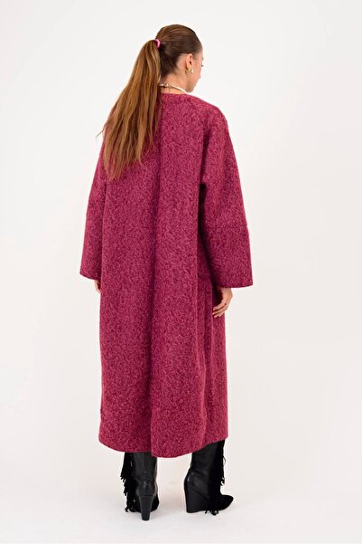 Park Moda 7332 Pocket Detail Felt Coat