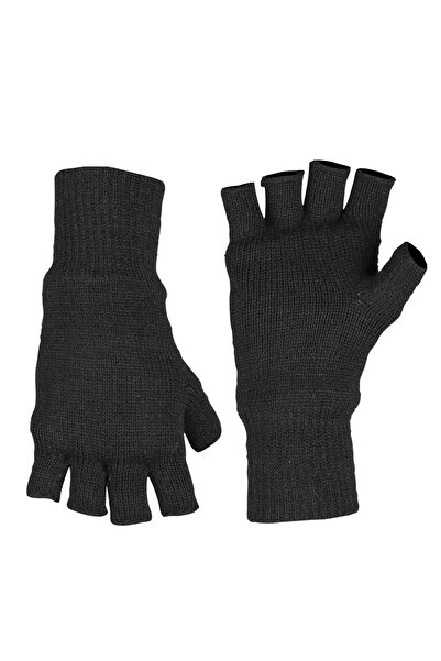 Mil-Tec FINGERLESS HUNTING GLOVES WITH INSULATED PADDING - BLACK