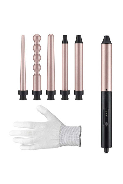 NO BRAND 7-in-1 Hair Curler – 2 Temperature Settings 180-210°C, for Wet/Dry Hair