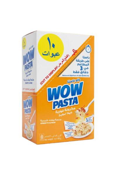 Meven Set Beauty معكرونة سريعة التحضير مع صلصة بيضاء كريمية من واو باستا – 10 × 88 جم