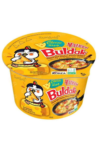 SAMYANG نودلز كوبية سريعة التحضير بنكهة الدجاج الحار والجبنة بولداك - 105 غرام