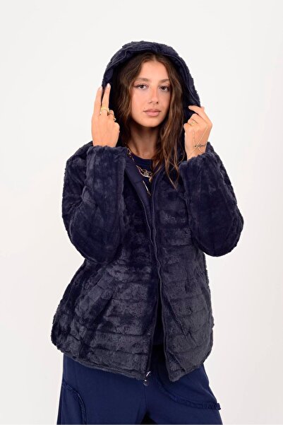 Park Moda 755 Twin Fur Detailled Double-Sided Coat