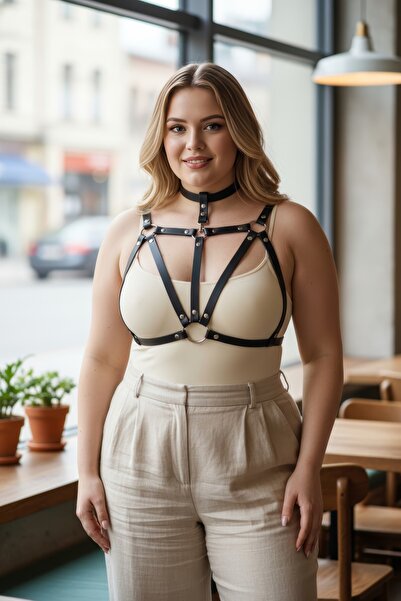 Angels Passion Plus Size Black Women's Belt