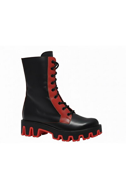 LUISA FIORE Ghete ARIN negru piele naturala interior si exterior