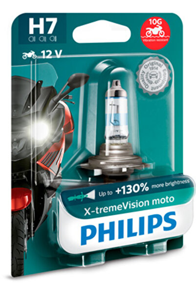 Philips Ev Aydınlatmaları Bec Moto H7 10-Treme Vision 12V 55W (Blister) Phili...