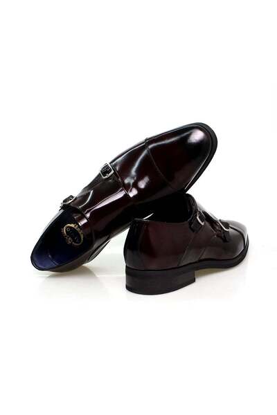 FRANCO CALVANI Bordo Color Laceless Genuine Leather Men's Shoes