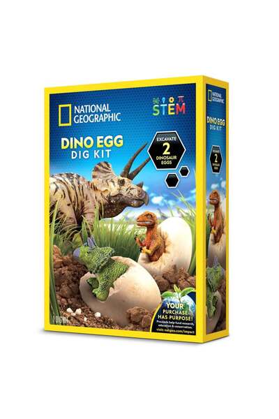 NATIONAL GEOGRAPHIC Set educațional: Descoperirea ouălor preistorice (Expediția cu dinozauri)