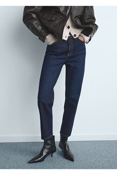 MANGO Woman Mom2000 yüksek belli mom jean pantolon