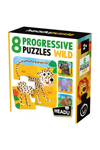 Headu 8 Puzzle-uri progresive: Animale sălbatice