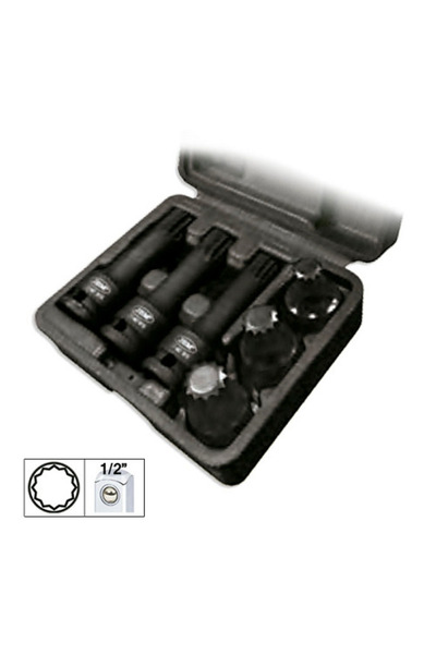 JBM Set De 6 Tubulare Xzn De 1/2` De Impact