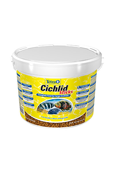 Tetra Cichlid Sticks Kova Akvaryum Balık Yemi 10 Lt