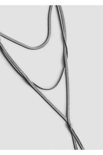 MANGO Woman Sallantılı karma kolye