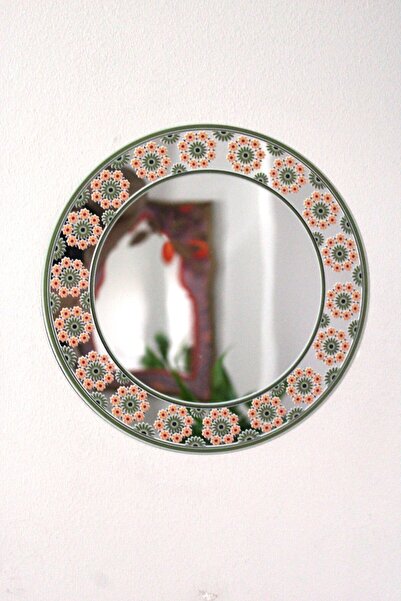 LudenHome Dekoratif Ayna Görünümlü Yuvarlak Duvar Dekoru – Kendinden Yapışkan...