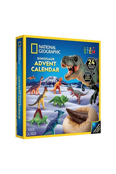 NATIONAL GEOGRAPHIC Educational Advent Calendar – Prehistoric Dinosaurs (24 Surprises)