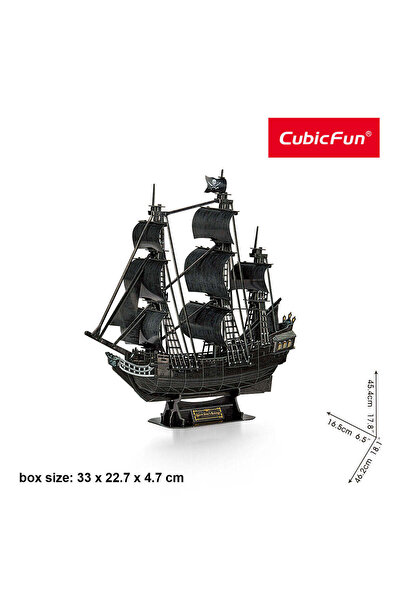 Cubic Fun CubicFun - 3D Puzzle Queen Anne Ship, 180 Pieces